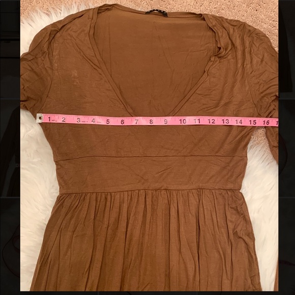 🐻Sisley comfy brown dress🐻 - Picture 9 of 10